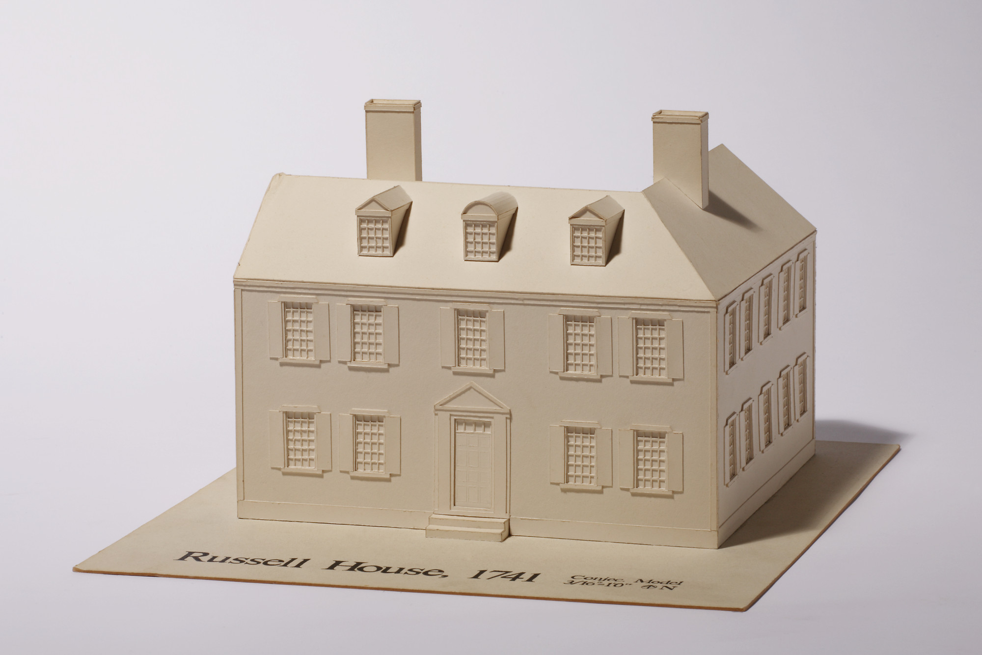 Model of the Russell House, 1741- became the Codman Estate
