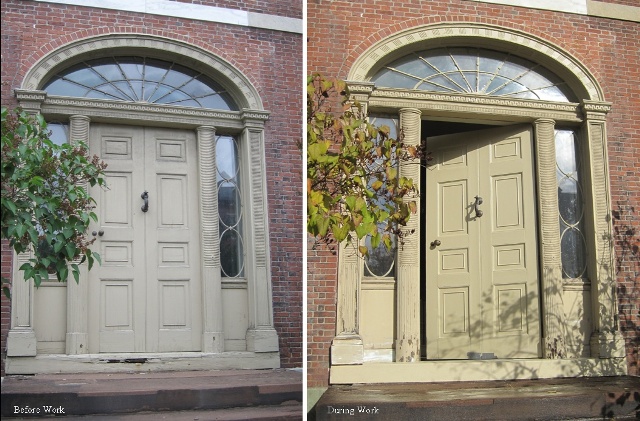 Otis House Doors And Windows Undergo Extensive Conservation Otis House Doors And Windows Undergo Extensive Conservation