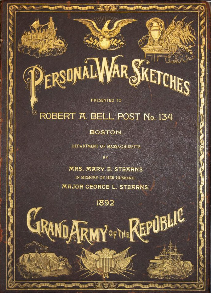 Brown 1892 book cover with gold lettering