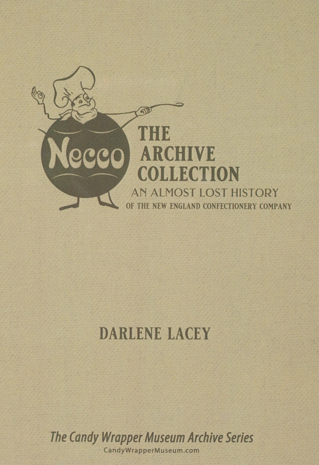 Book cover for NECCO candy collection.